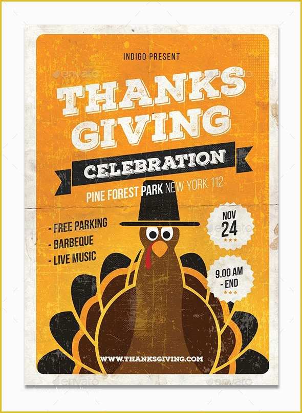 Free Printable Thanksgiving Flyer Templates Of 30 Thanksgiving Vector Graphics and Greeting Templates