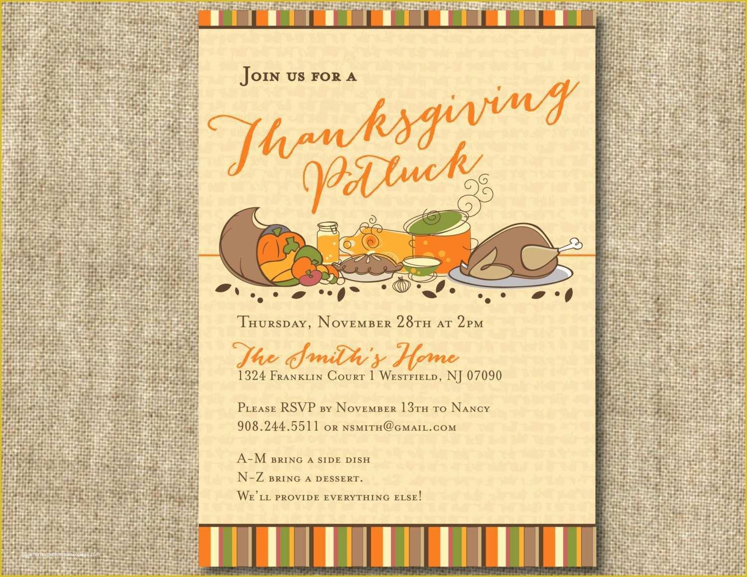 Free Printable Thanksgiving Flyer Templates Of Thanksgiving Potluck Flyer Templates – Happy Easter