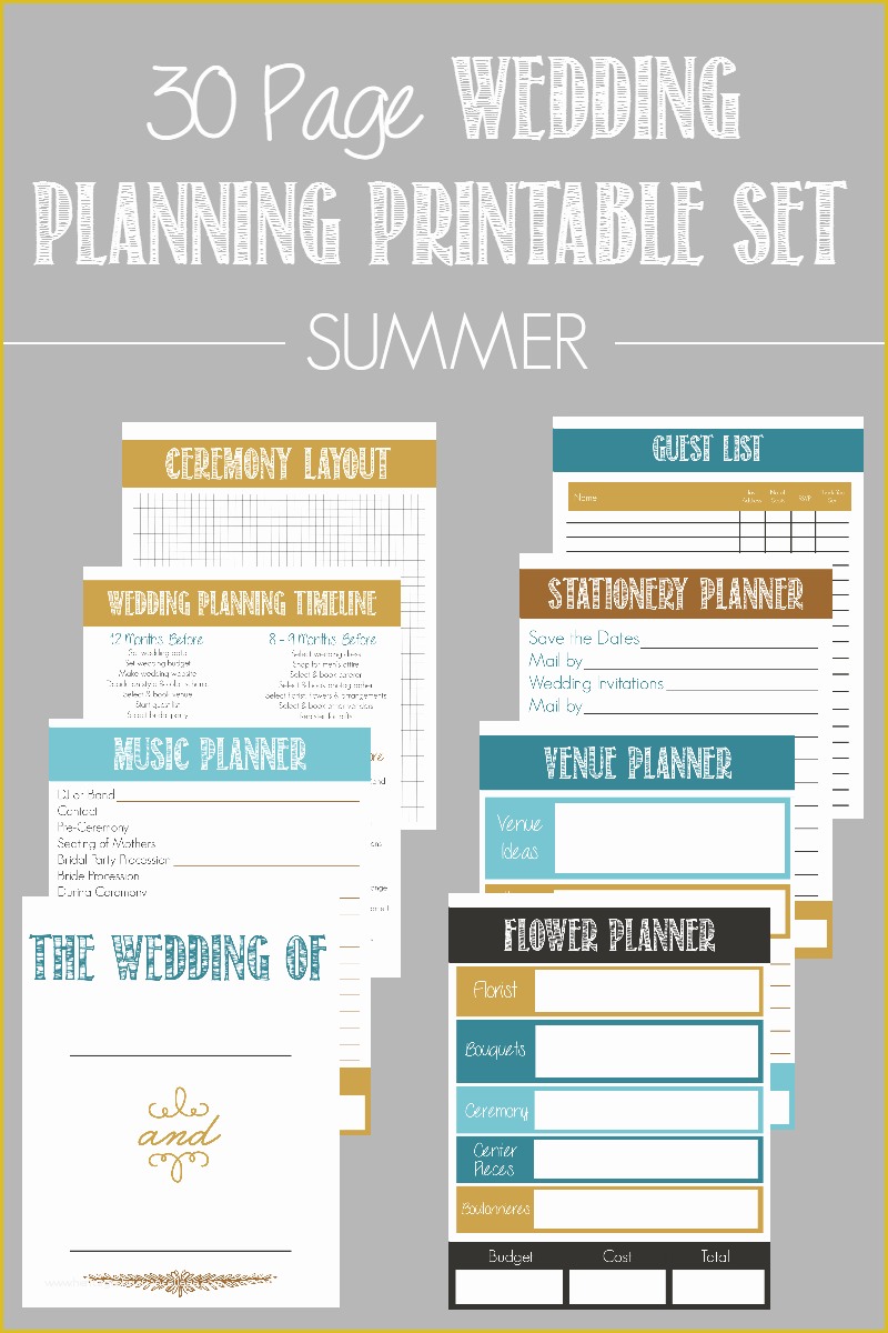 49 Free Printable Wedding Binder Templates