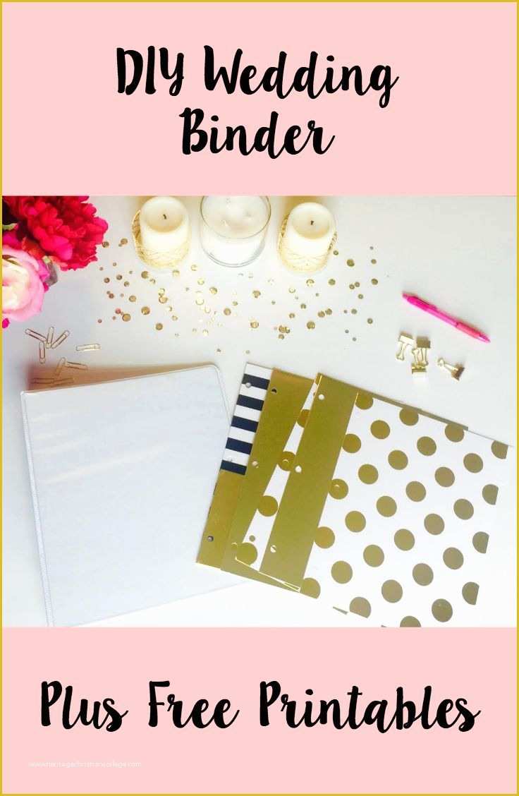 Free Printable Wedding Binder Templates Of Diy Wedding Binder Free Printables