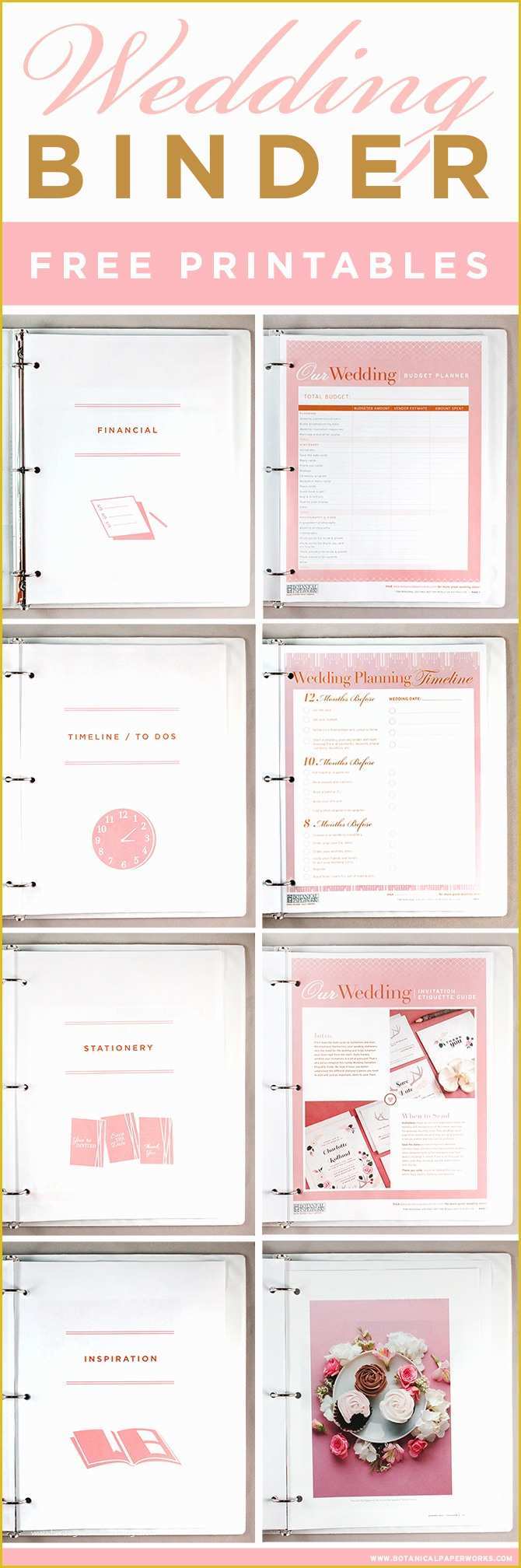 Free Printable Wedding Binder Templates Of Free Printables Wedding Planning Binder