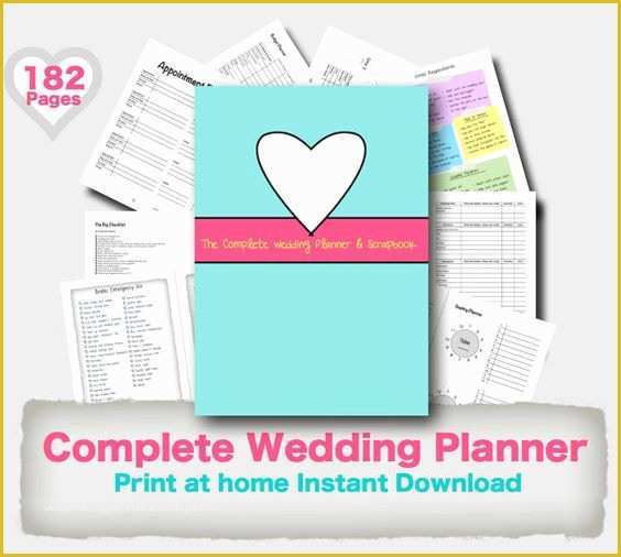 Free Printable Wedding Binder Templates Of Wedding Planner Binder Printable Evergreen Wedding Planner
