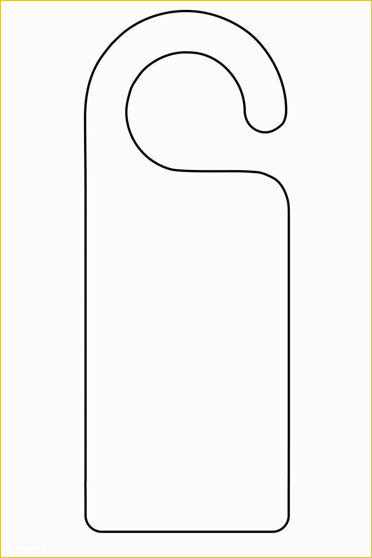 Free Printable Wedding Door Hanger Template Of Door Knocker Template 