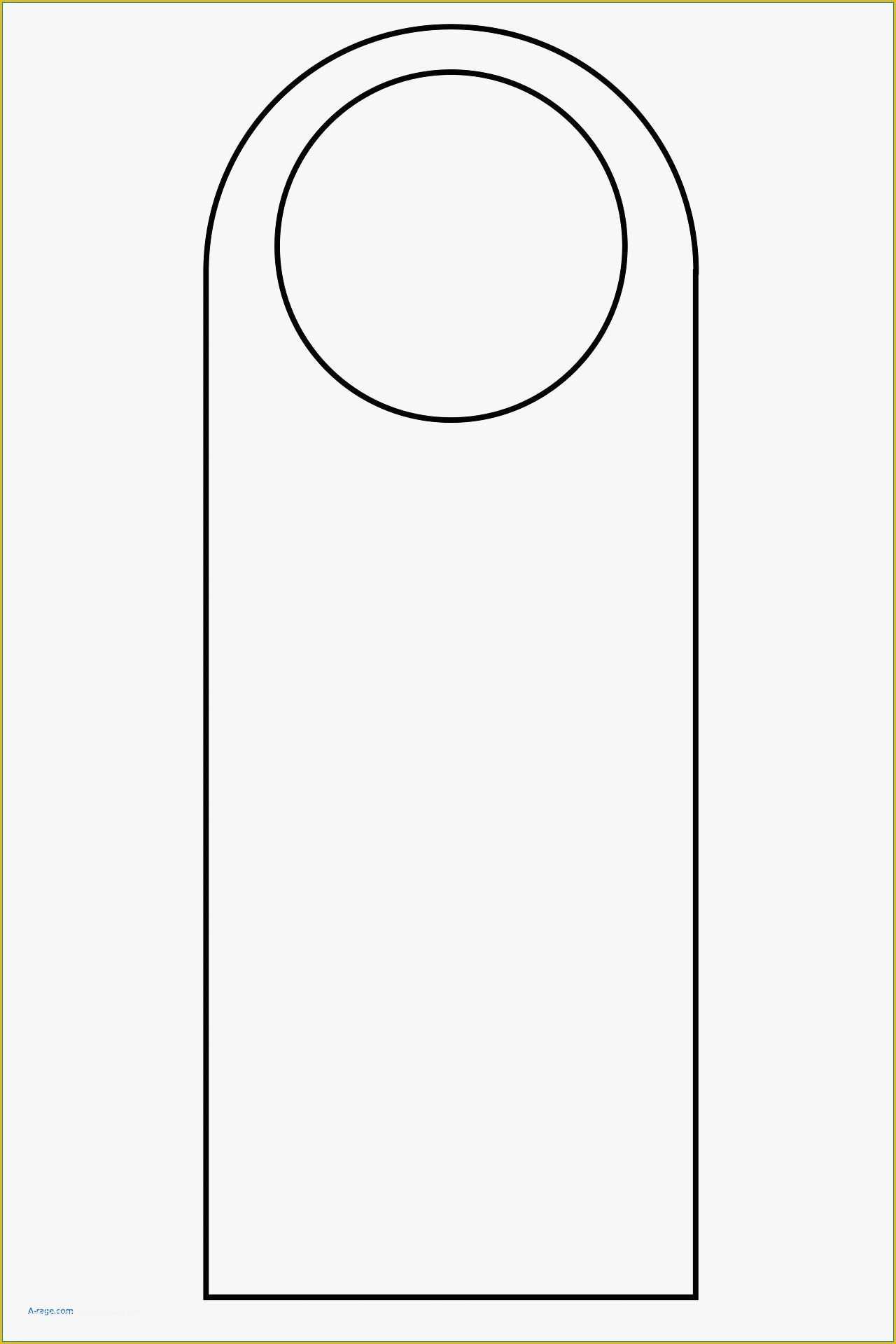 Free Printable Wedding Door Hanger Template Of Door Hanger Template 