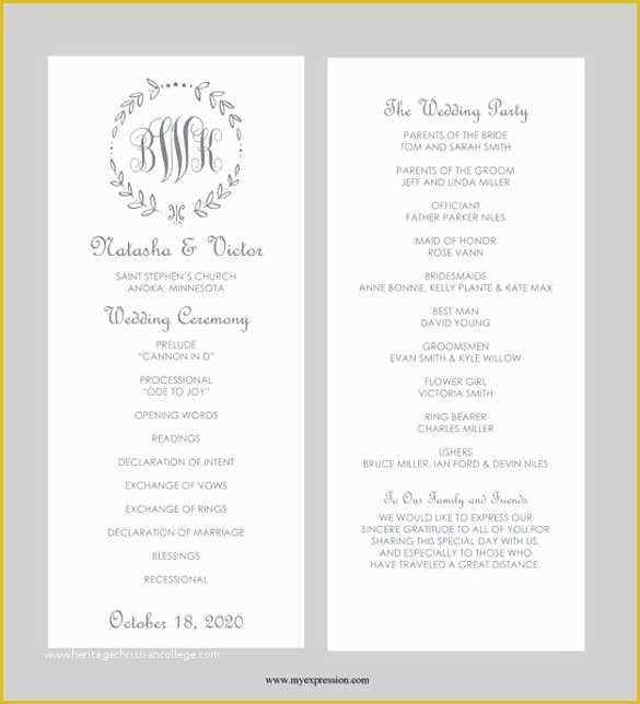 Free Printable Wedding Invitation Templates for Microsoft Word Of 43 Wedding Templates Word