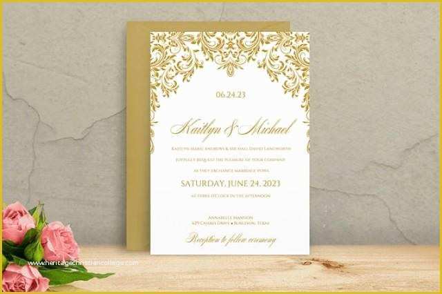 Free Printable Wedding Invitation Templates for Microsoft Word Of Printable Wedding Invitation Template Download Instantly