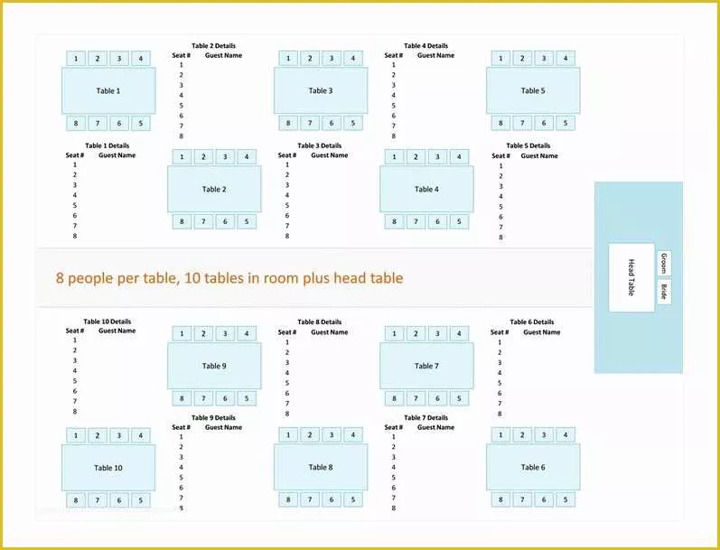 Free Printable Wedding Seating Chart Template Of Excel Templates Excel Template Excel Business Templates