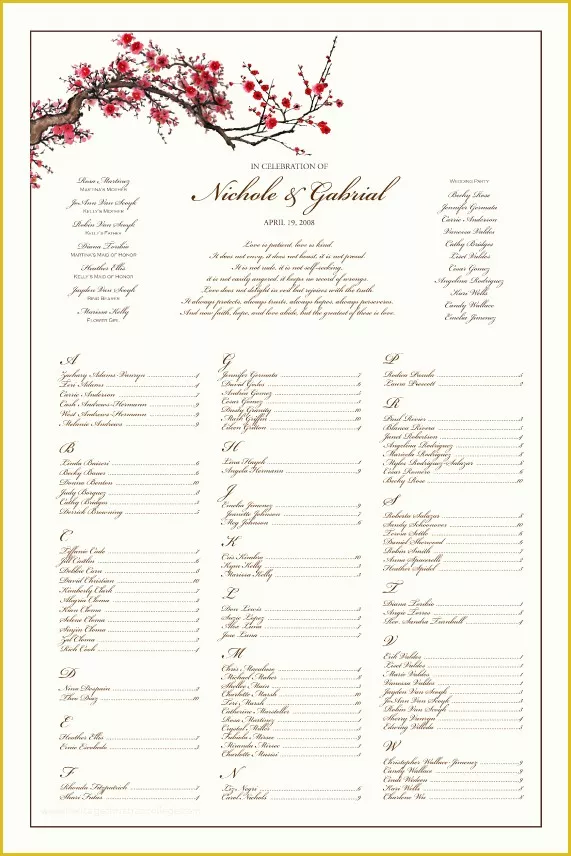 Free Printable Wedding Seating Chart Template Of Seating Chart Template Wedding Free