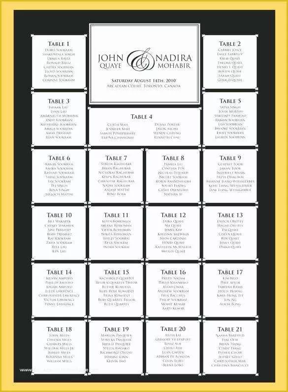 Free Printable Wedding Seating Chart Template Of Wedding Seating Charts Templates Free Printable Chart