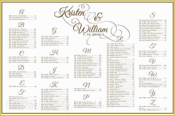 Free Printable Wedding Seating Chart Template Of Wedding Table Seating Plan Template