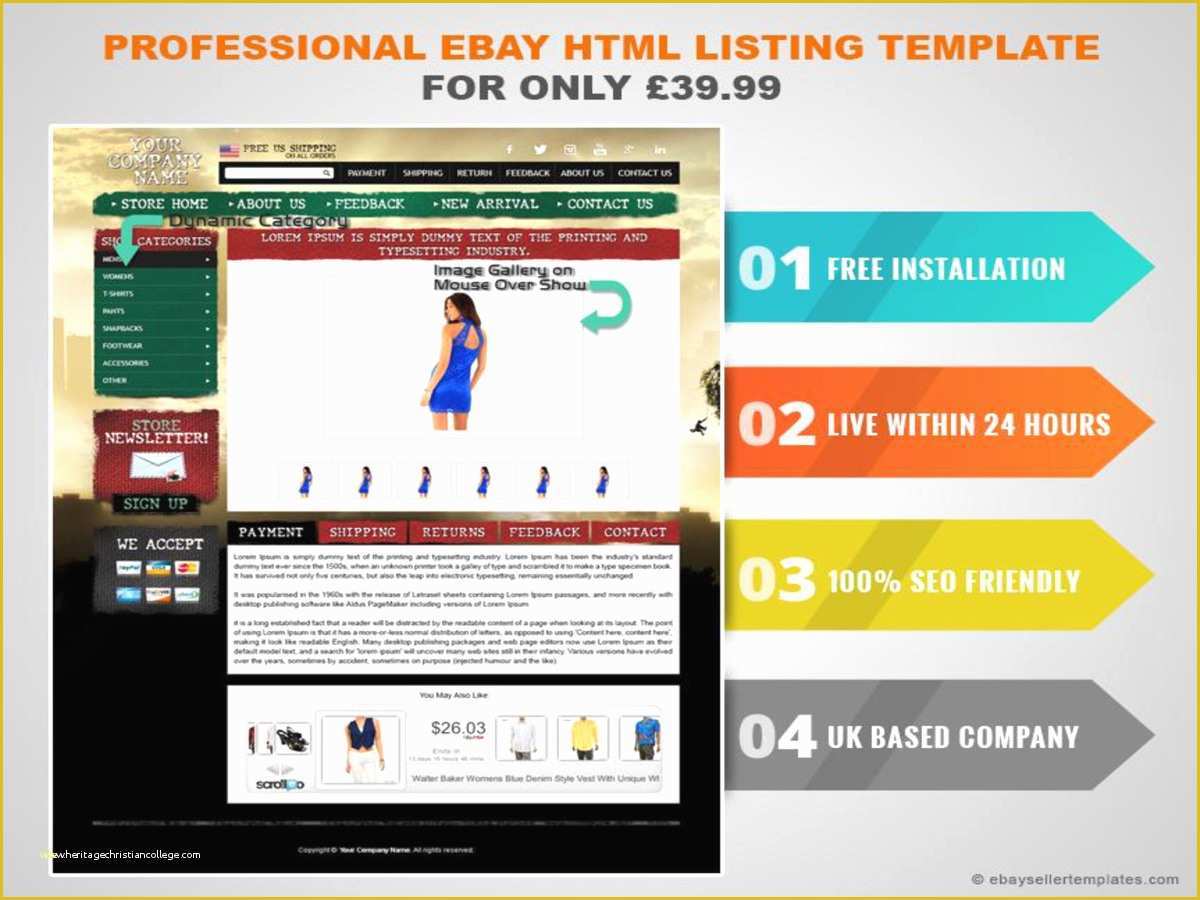Free Professional Ebay Templates Of Awesome Professional Ebay Templates Free Ideas Wordpress