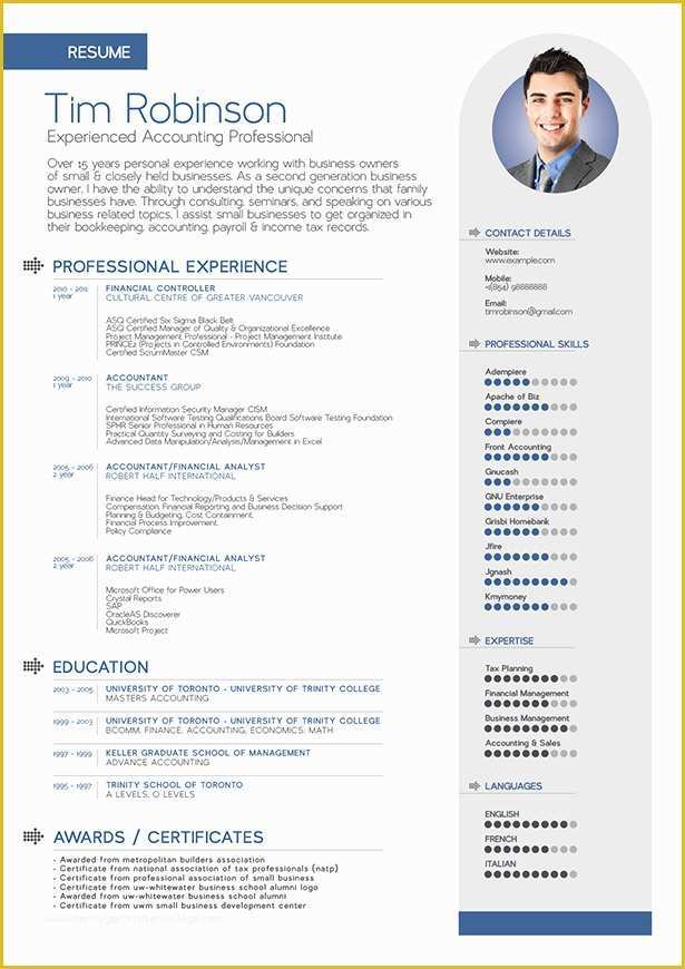 Free Professional Resume Templates Of 10 Best Free Professional Resume Templates 2014