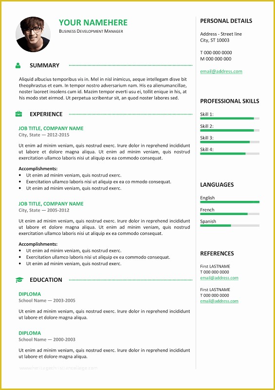 Free Professional Resume Templates Of Gastown2 Free Professional Resume Template