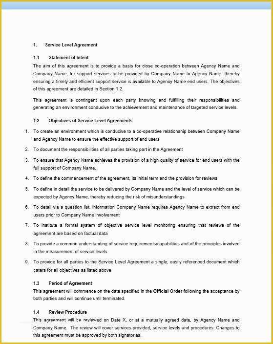 Free Professional Services Agreement Template Of 11 Free Sample Professional It Service Agreement Templates