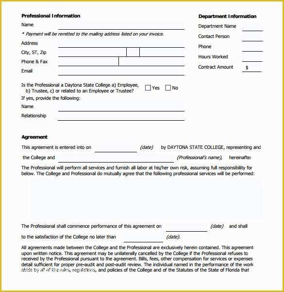 Free Professional Services Agreement Template Of 12 Professional Services Agreement Templates to Download