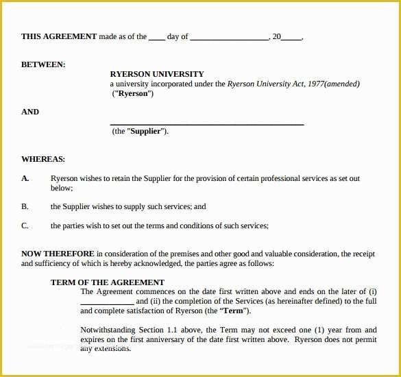 Free Professional Services Agreement Template Of 12 Professional Services Agreement Templates to Download
