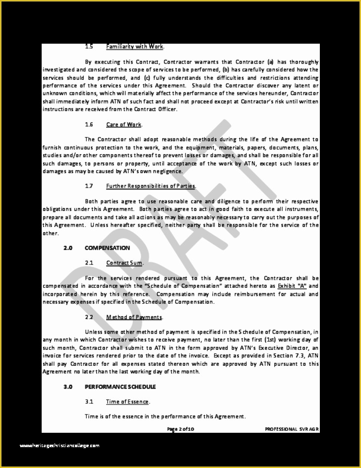 Free Professional Services Agreement Template Of Professional Services Agreement Free Download