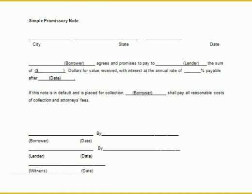 Free Promissory Note Template Word Of 35 Promissory Note Templates Doc Pdf