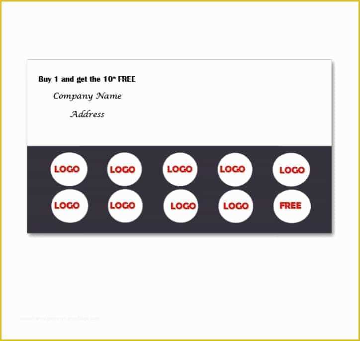 Free Punch Card Template or Design Of 30 Printable Punch Reward Card Templates [ Free]