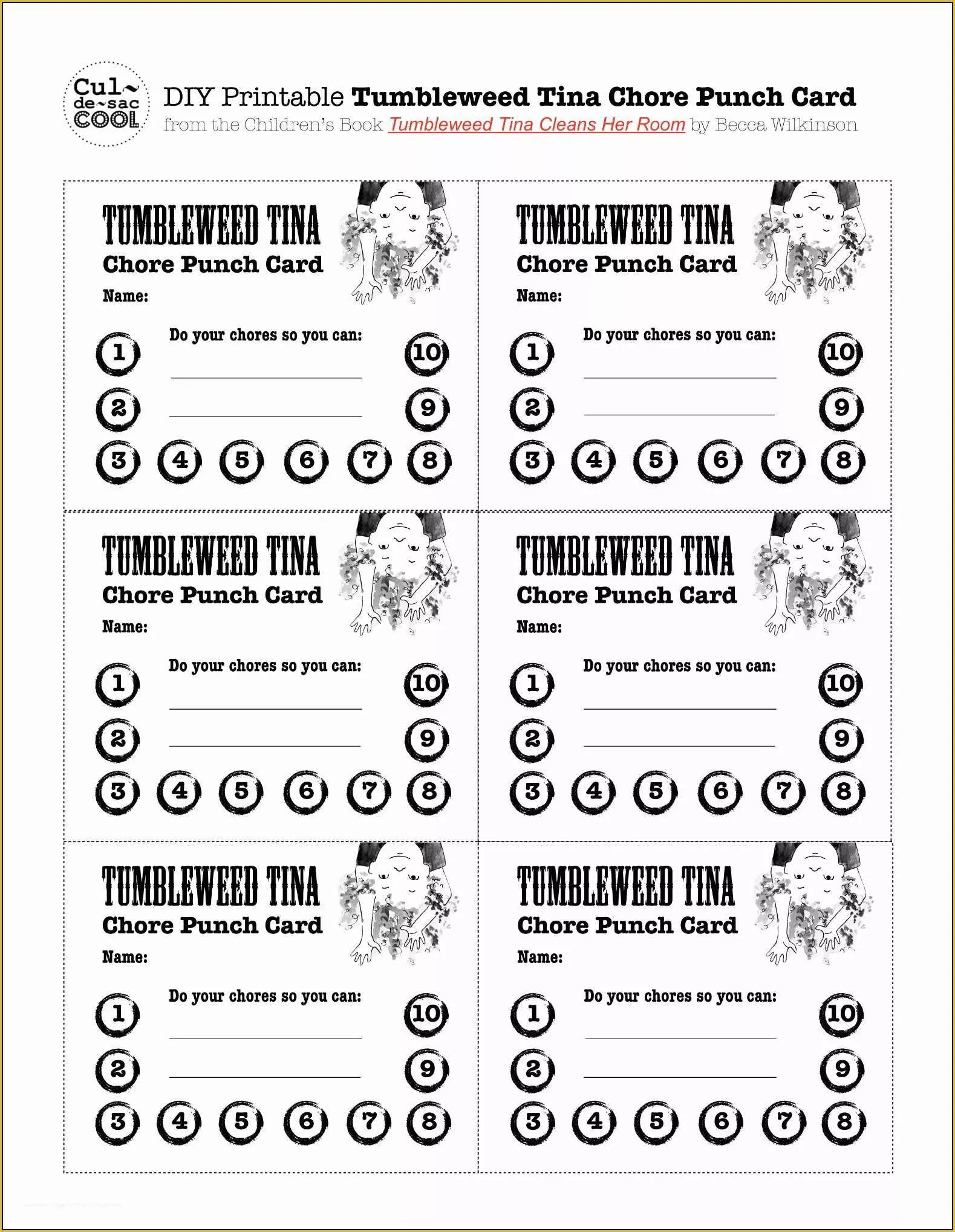 Free Punch Card Template or Design Of 8 Best Of Diy Printable Punch Cards Potty