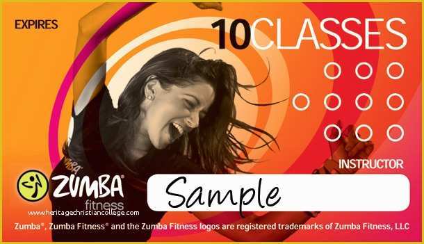 Free Punch Card Template or Design Of Purchase Zumba Pass