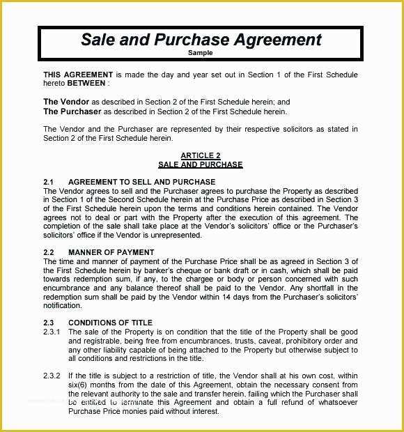 Free Purchase Agreement Template Of Printable Purchase Agreement Template Sales for Buying A