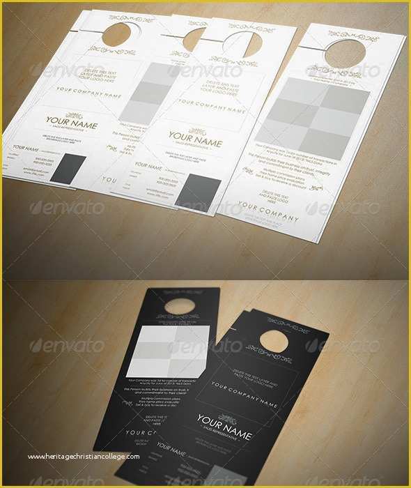 Free Real Estate Door Hanger Template Of Modern Real Estate Business Door Hanger by Dreamsreal