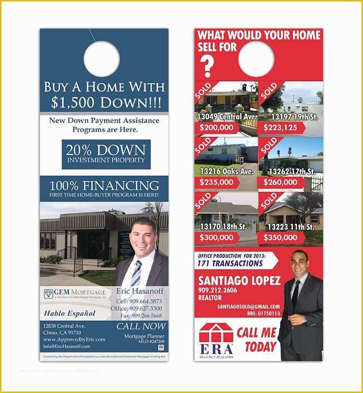 Free Real Estate Door Hanger Template Of Nice Real Estate Door Hangers Ideas with 12 Best Real