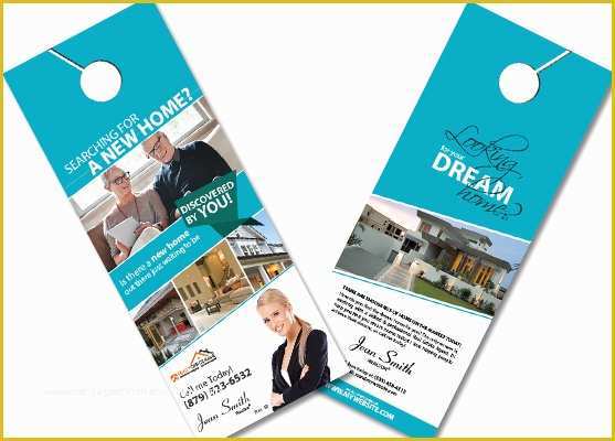 Free Real Estate Door Hanger Template Of Real Estate Door Hangers