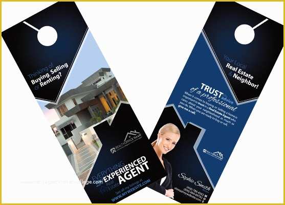 Free Real Estate Door Hanger Template Of Real Estate Door Hangers