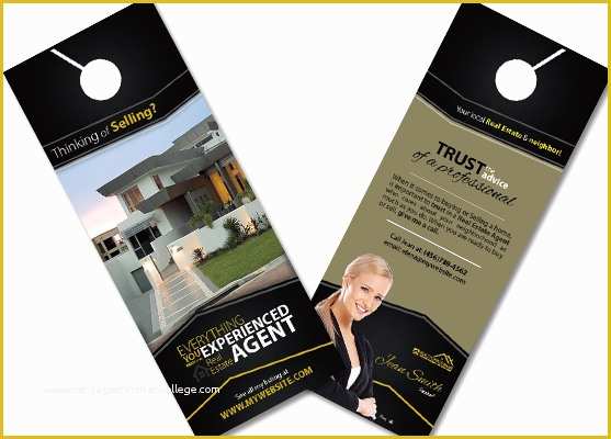 54 Free Real Estate Door Hanger Template