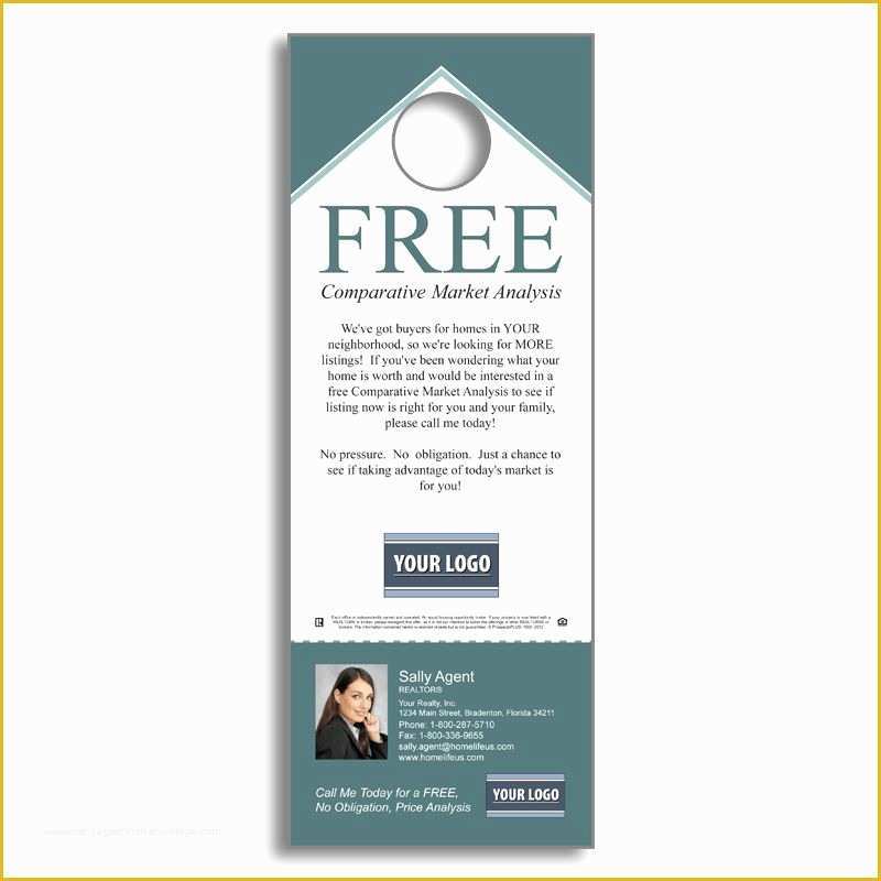 Free Real Estate Door Hanger Template Of Real Estate Listing Inventory Free Parative Market