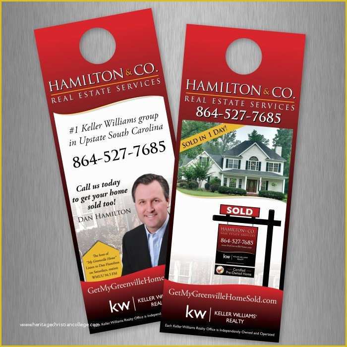 Free Real Estate Door Hanger Template Of Remarkable Door Hanger Design Real Estate with Fcv