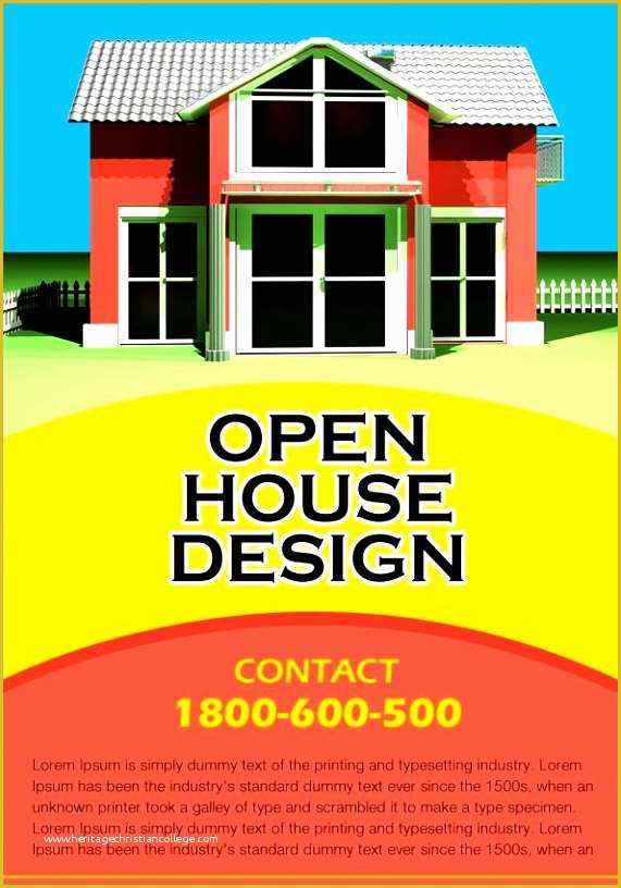 Free Real Estate Flyer Templates Word Of Free Real Estate Flyer Templates Word Yourweek