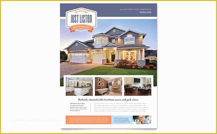 Free Real Estate Flyer Templates Word Of New Property Flyer Template Word &amp; Publisher