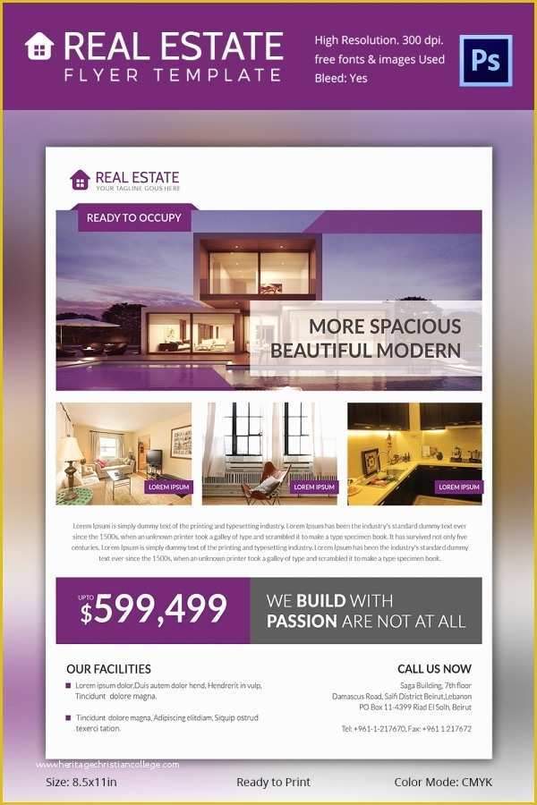 Free Real Estate Flyer Templates Word Of Real Estate Flyer Template 37 Free Psd Ai Vector Eps