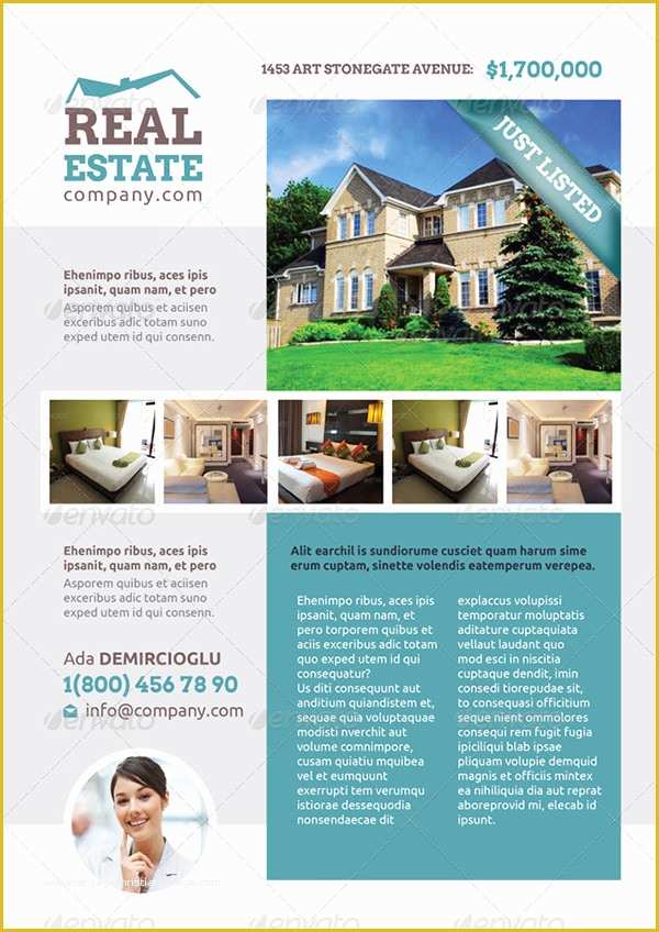 Free Real Estate Flyer Templates Word Of Real Estate Flyer Template – 52 Free Psd Ai Vector Eps