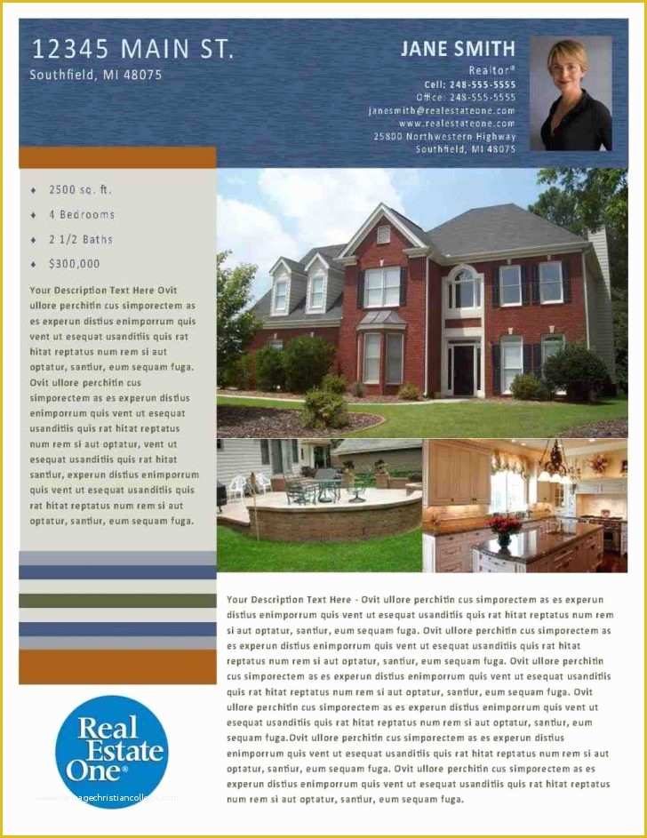 Free Real Estate Flyer Templates Word Of Template Real Estate Flyer 