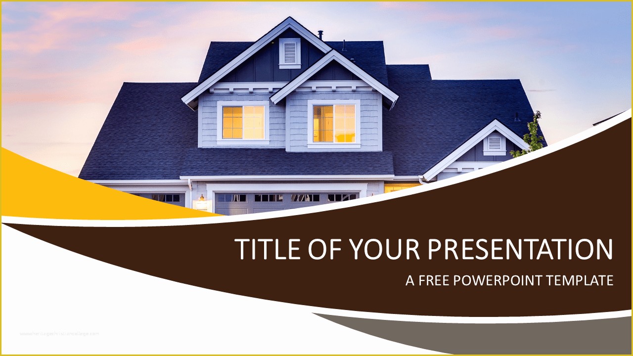 Free Real Estate Templates Of Real Estate Powerpoint Template Presentationgo