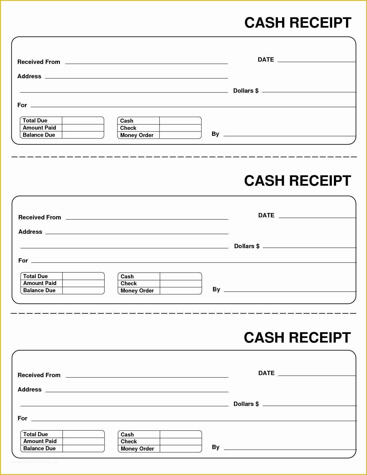 Free Receipt Template Of 10 Best Of Blank Receipt Template Blank Receipt