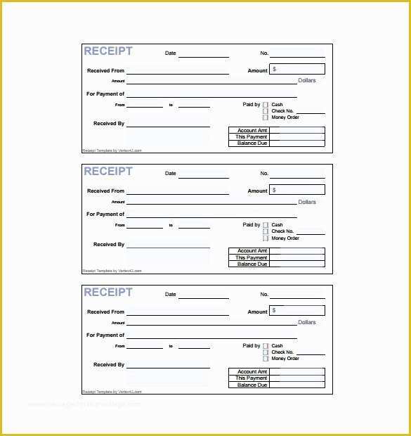 Free Receipt Template Of 8 Invoice Receipt Templates Doc Pdf