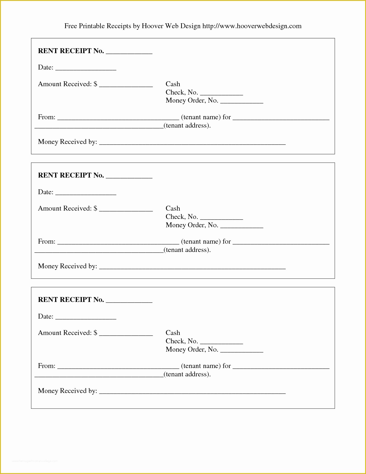 Free Receipt Template Of 9 Best Of Free Printable Blank Receipts Free