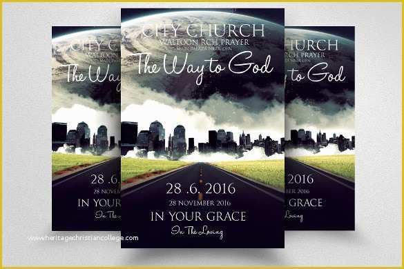 Free Religious Brochure Templates Of 47 Church Flyers Psd Ai Vector Eps