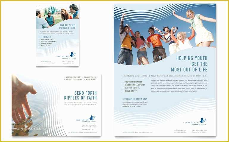 Free Religious Brochure Templates Of Christian Ministry Flyer & Ad Template Word & Publisher