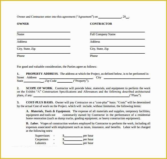 Free Remodeling Contract Template Of Kitchen Remodeling Contract Sample – Wow Blog