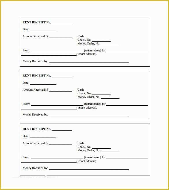 Free Rent Receipt Template Of 26 Rent Receipt Templates Doc Pdf