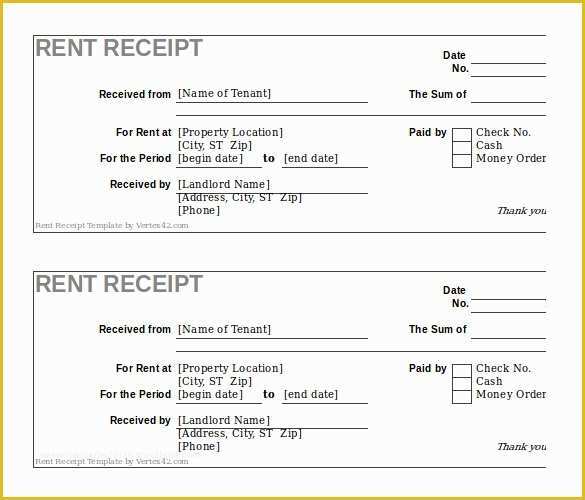 Free Rent Receipt Template Of 35 Rental Receipt Templates Doc Pdf Excel