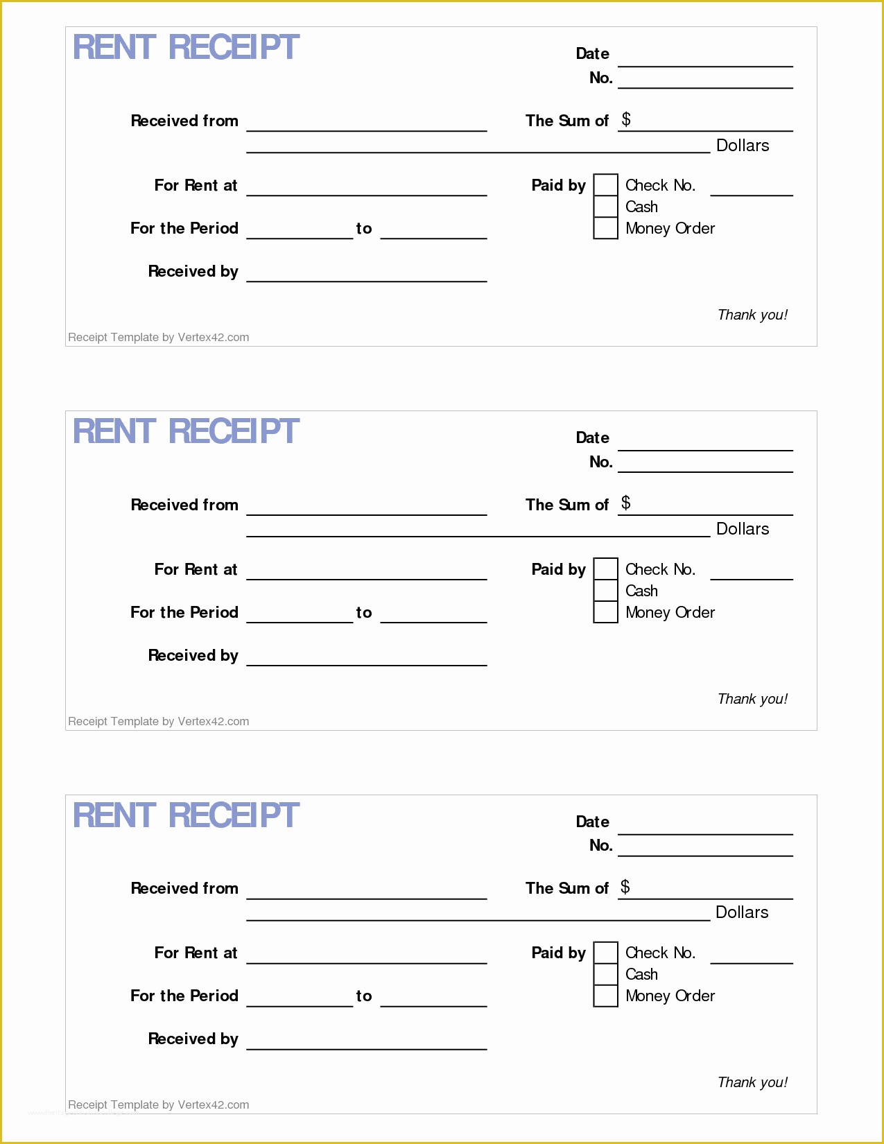 Free Rent Receipt Template Of 6 Best Of Printable Rent Receipt Template Free