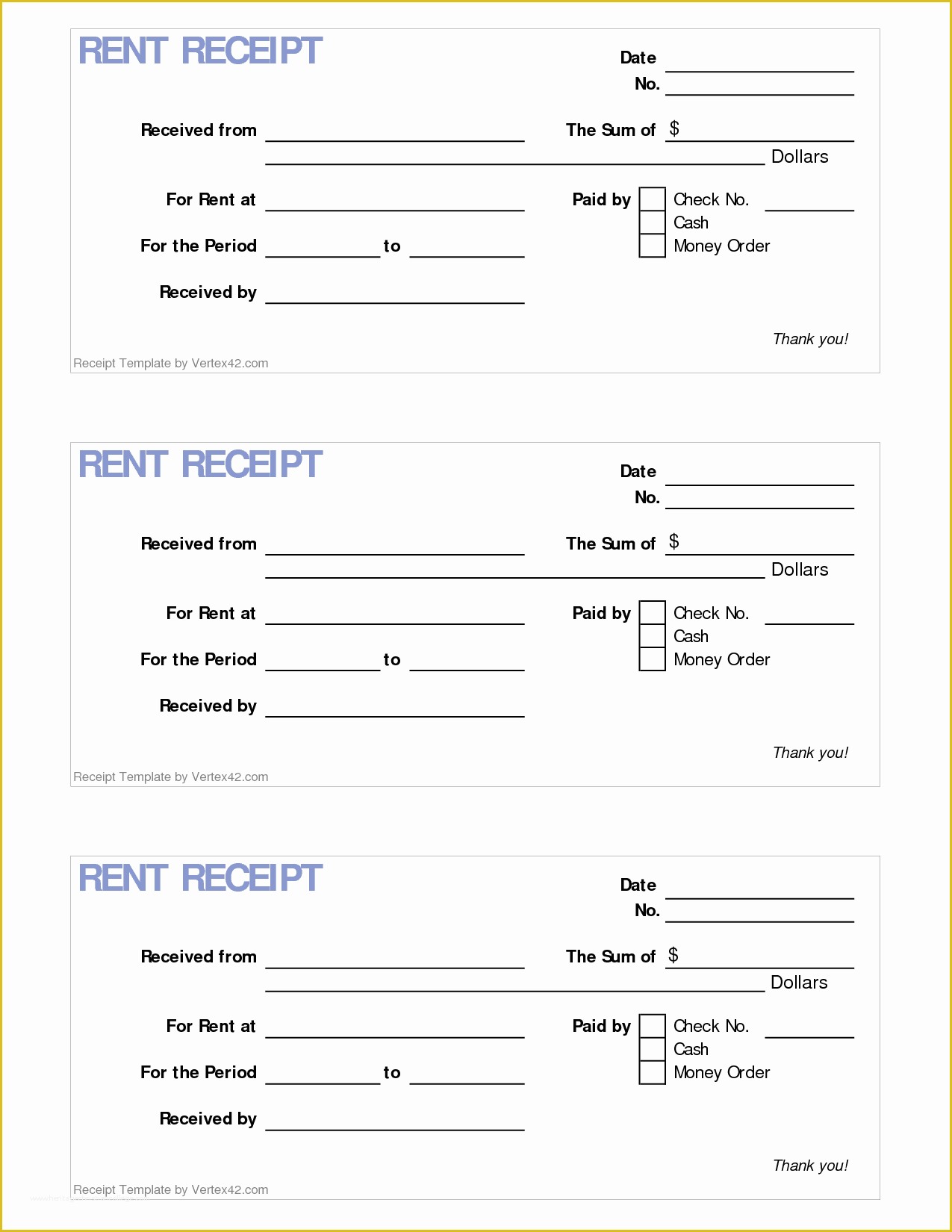 Free Rent Receipt Template Of 6 Best Of Printable Rent Receipt Template Free