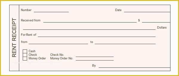 Free Rent Receipt Template Of Discreetliasons